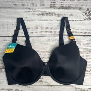 Vanity Fair Dark Navy 36DD Full Coverage Underwire Smoothing Bra 75345 NWT